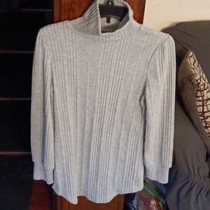 Women's XL grey turtleneck sweater